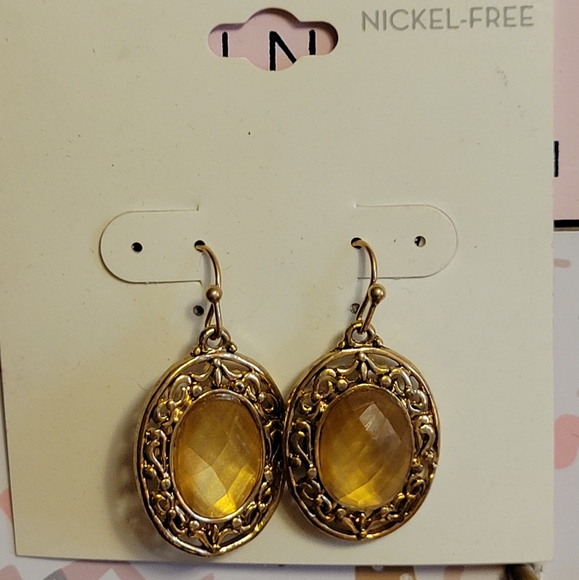 Gold filigree earrings - Picture 1 of 5